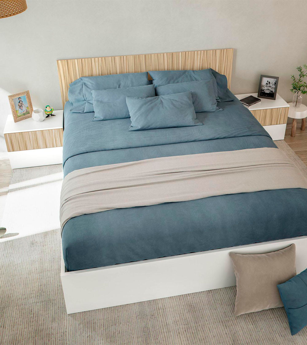 Cabecero 160 cm + 2 mesitas EDITH