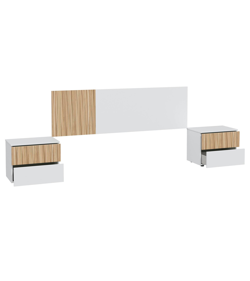 Cabecero 160 cm + 2 mesitas EDITH