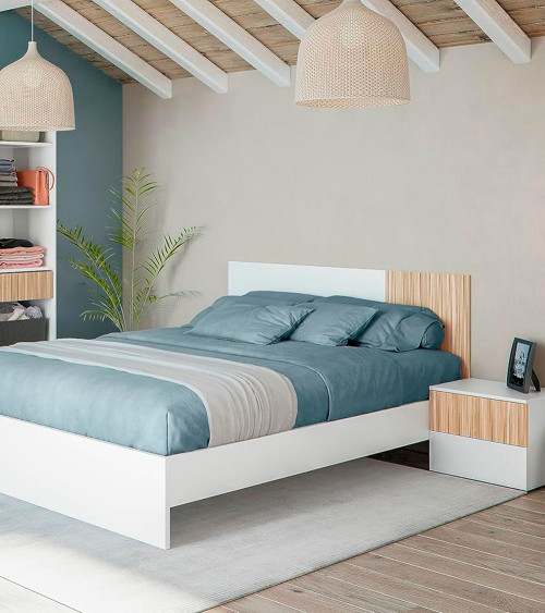 Cabecero 160 cm + 2 mesitas EDITH