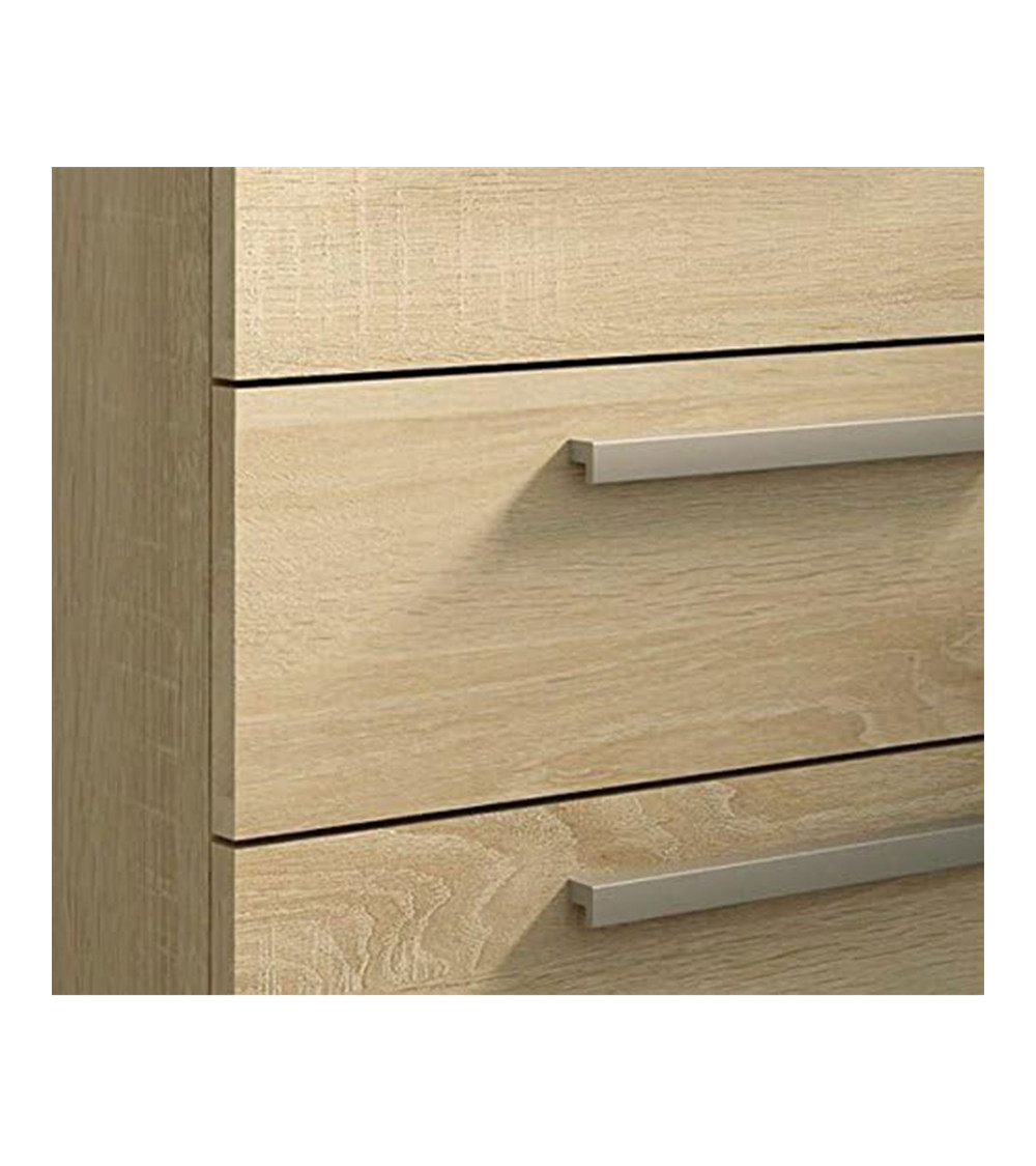 Mesita de noche CUBE 3 – Mesilla de 3 cajones moderna