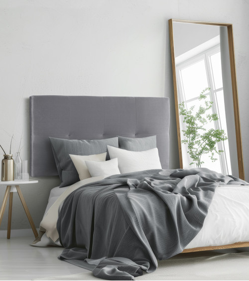 Cabecero de cama tapizado acolchado Jensen