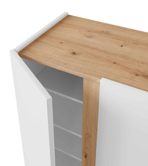 Zapatero Ébano 2 puertas 6 baldas - Organización y estilo para tu hogar Zapatero Ébano 2 puertas 6 baldas - Organización y estilo para tu hogar