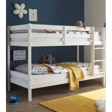 Litera Martu – Litera juvenil blanca convertible en 2 camas