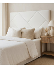 Cabecero Eupa – Tapizado en polipiel o tela, diseño moderno