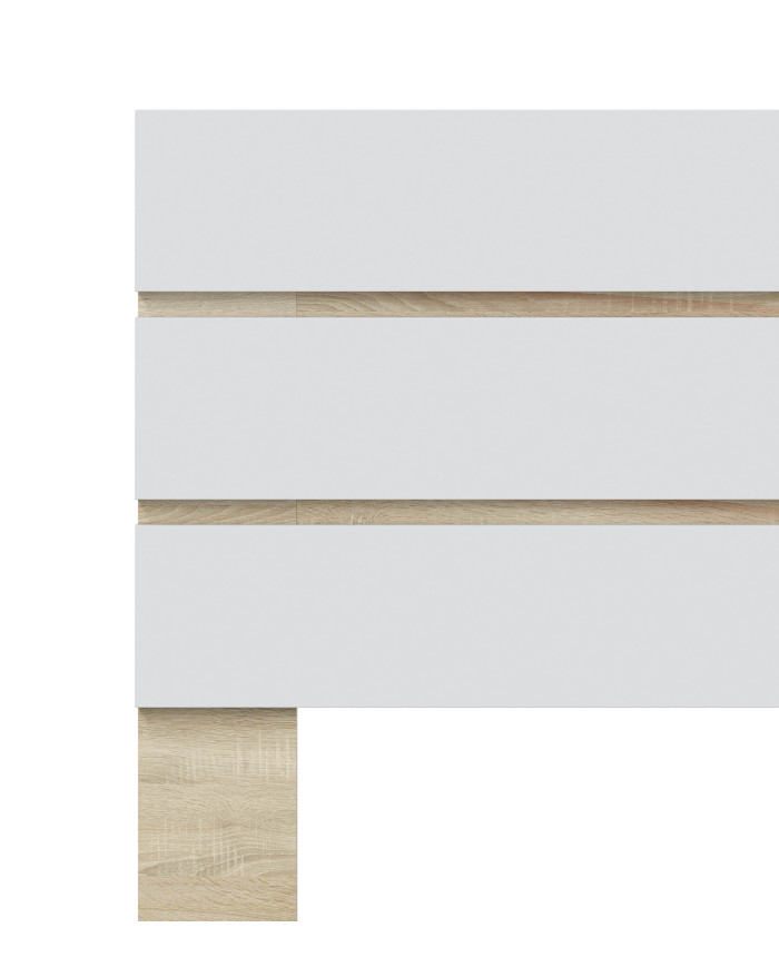 Cabezal Ébano cama 90 cm – Diseño moderno y fijación a pared