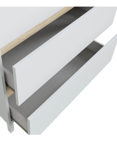 Cómoda Noive 3 cajones – Compacta con patas altas y guías metálicas