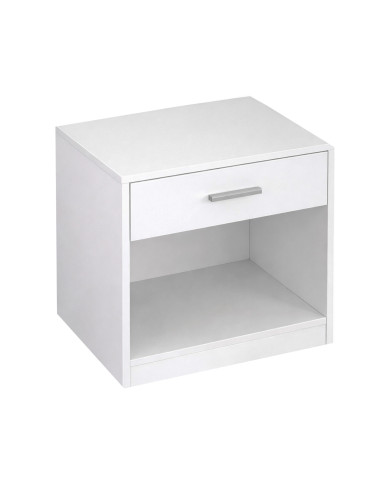 Mesita de noche Silva compacta con cajón