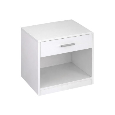 Mesita de noche Silva compacta con cajón