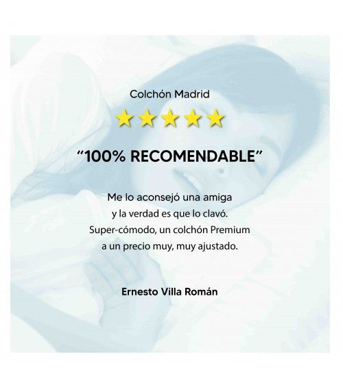 Oferta en colchón muelle ensacado enrollado con viscoelástica Oferta en colchón muelle ensacado enrollado con viscoelástica