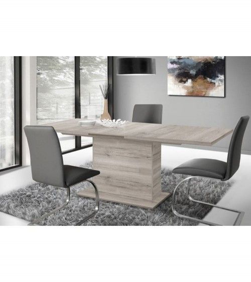 Mesa comedor extensible pata central THEO Mesa comedor extensible pata central THEO