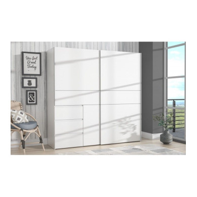 Armario ropero 170 cm puertas correderas + cajonera WINTER2