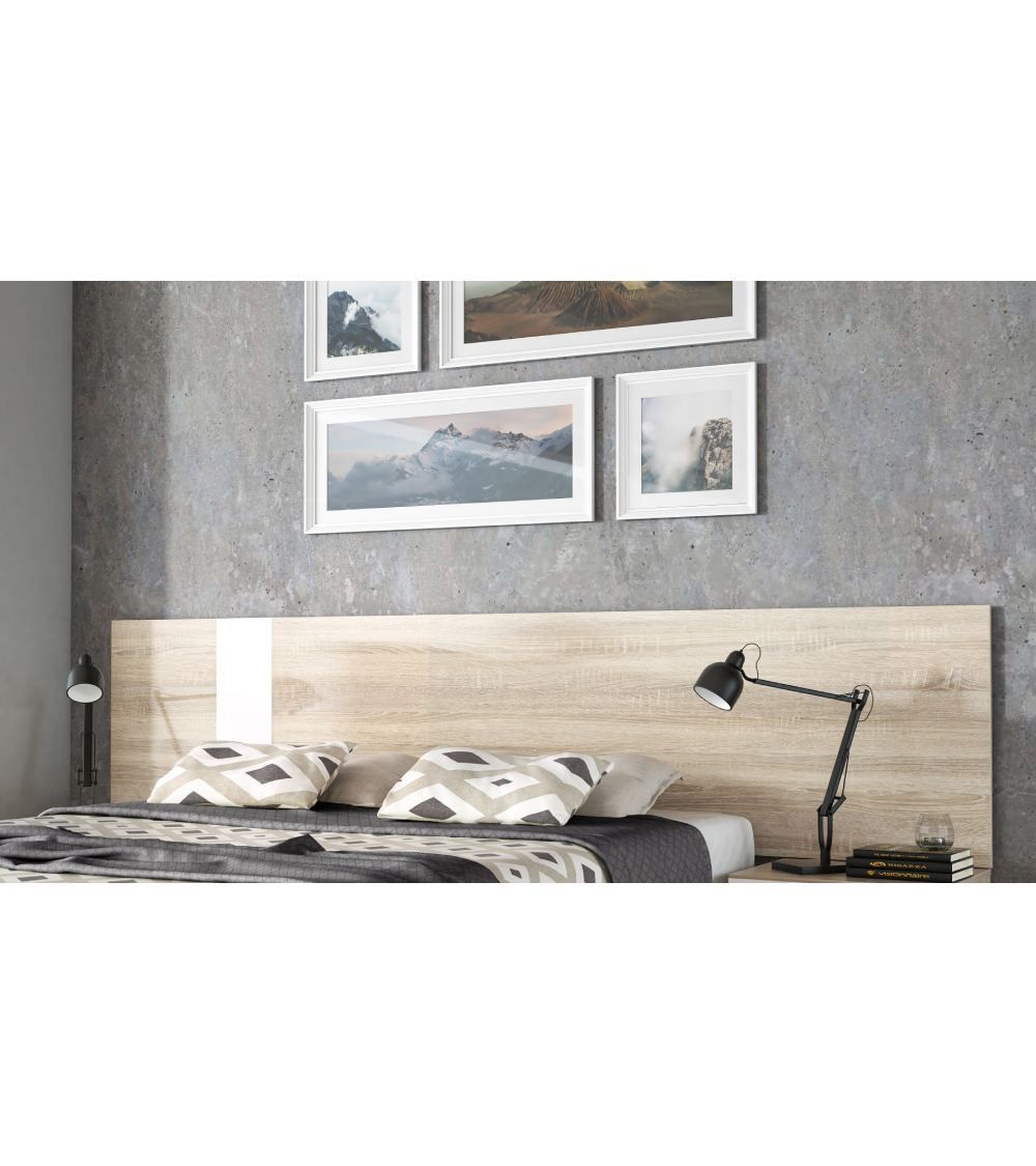 Cabecero rectangular madera WINTER para cama 135-150 cm