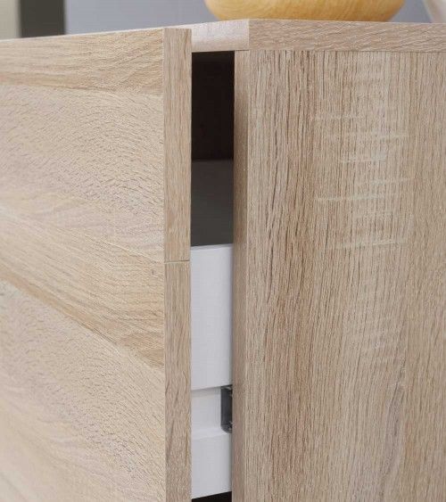 Mesita de noche 2 cajones WINTER Mesita de noche 2 cajones WINTER