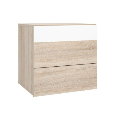 Mesita de noche 2 cajones WINTER
