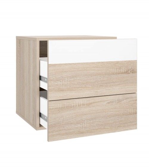 Mesita de noche 2 cajones WINTER Mesita de noche 2 cajones WINTER