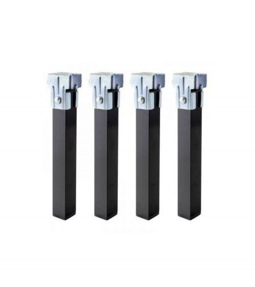 Pack 4 patas de somier cuadradas abrazadera| Cambia Tus Muebles