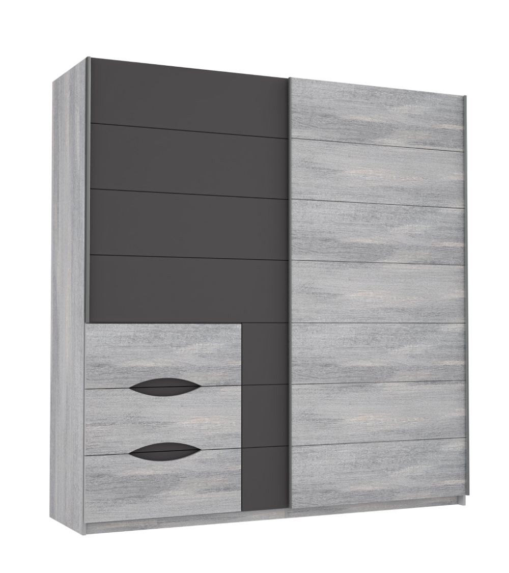 Armario 200 puertas correderas + cajonera SATURN | Cambia Tus Muebles