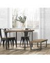 Banco asiento DAREK, banqueta de salón