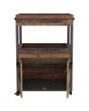 Mueble bar BACO con ruedas estilo industrial Mueble bar BACO con ruedas estilo industrial