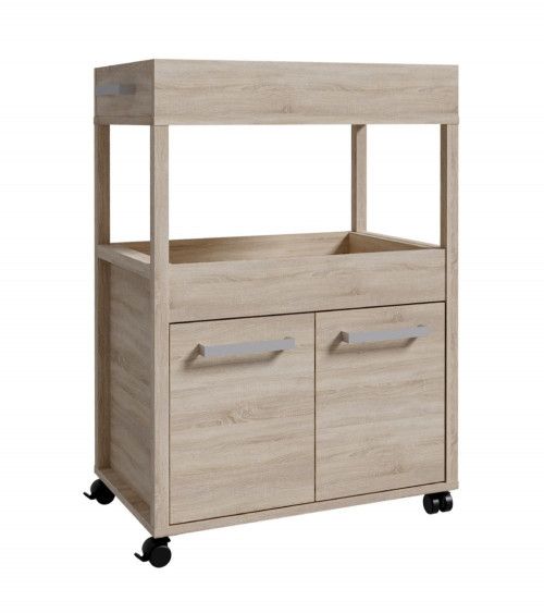 Mueble bar BACO con ruedas estilo industrial Mueble bar BACO con ruedas estilo industrial