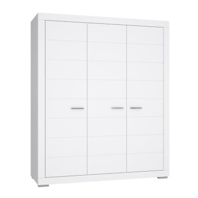 Armario ropero 3 puertas blanco SNOW