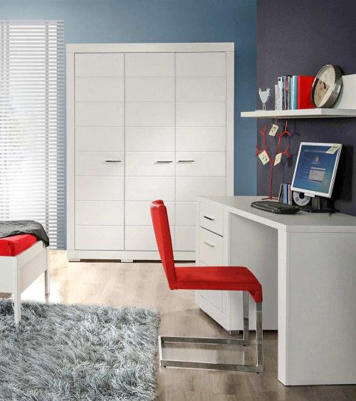 Armario ropero 3 puertas blanco SNOW Armario ropero 3 puertas blanco SNOW