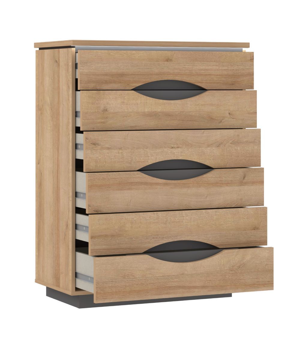 Sinfonier 6 cajones con luces led SATURN