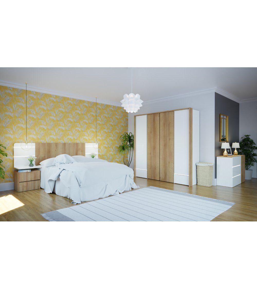 Armario ropero 4 puertas LENY