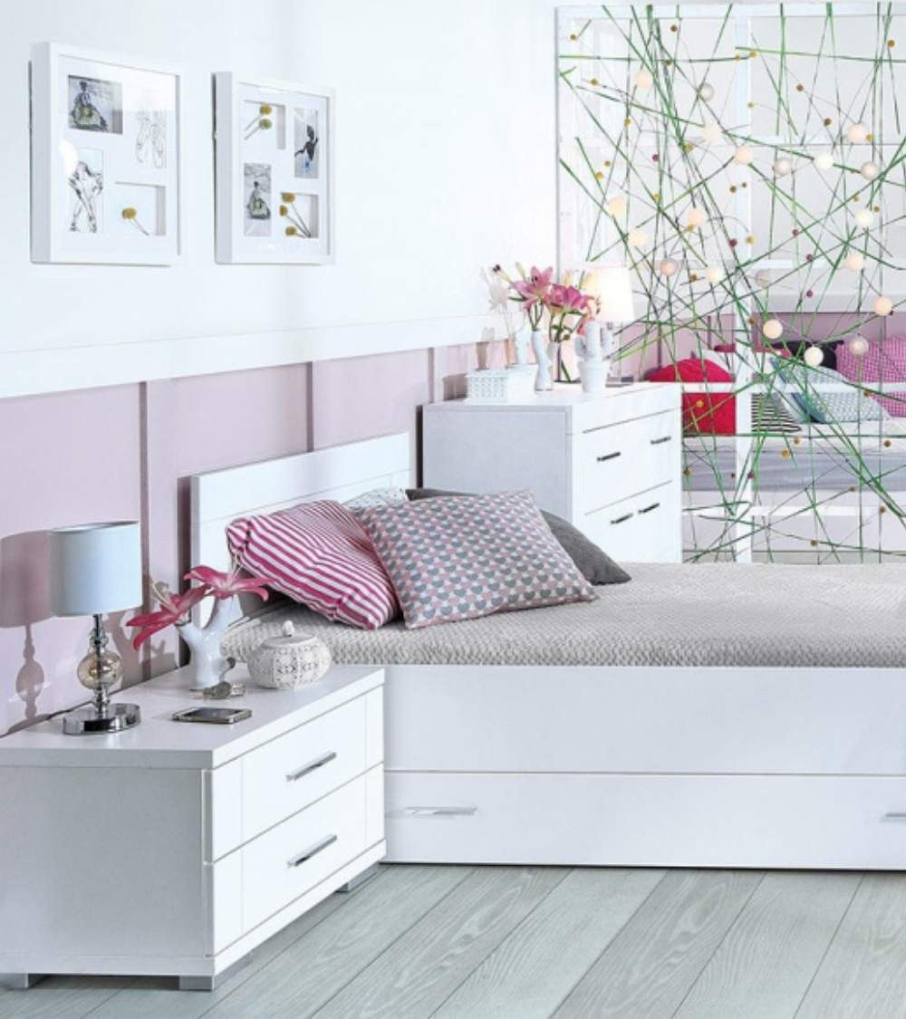 Mesita de noche SNOW