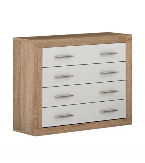 Cómoda dormitorio de 4 cajones JANA Cómoda dormitorio de 4 cajones JANA