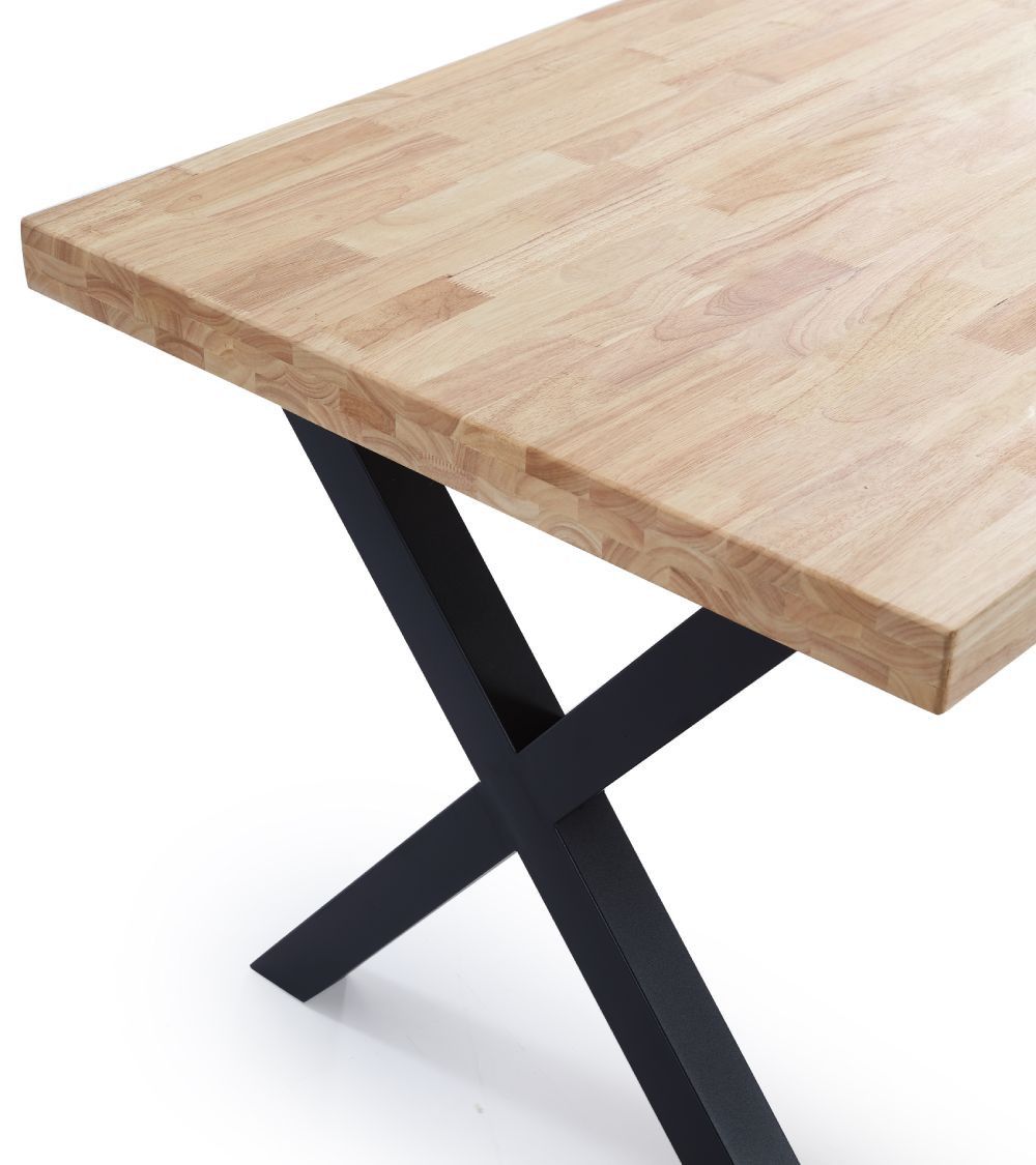 Mesa de comedor industrial DAREK pata X