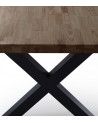 Mesa de comedor industrial DAREK pata X