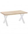 Mesa de comedor industrial DAREK pata X