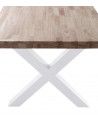 Mesa de comedor industrial DAREK pata X