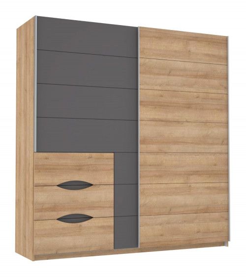 Armario 200 puertas correderas + cajonera SATURN | Cambia Tus Muebles Armario 200 puertas correderas + cajonera SATURN | Cambia Tus Muebles