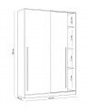 Armario ropero 120 cm puertas correderas BILLY