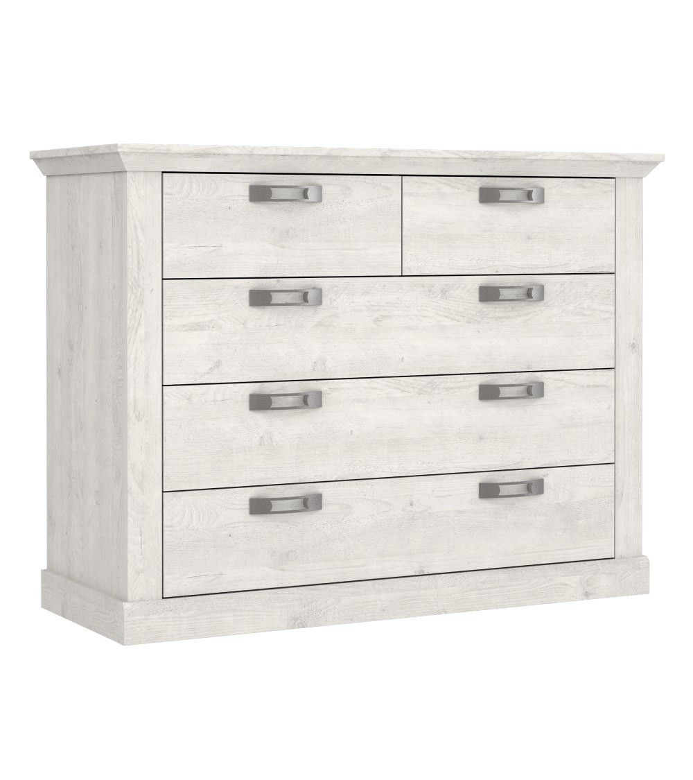 Cómoda 5 cajones dormitorio KAREN