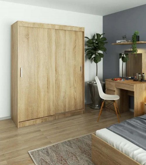 Armario 2 puertas correderas 150 cm JANGO Armario 2 puertas correderas 150 cm JANGO