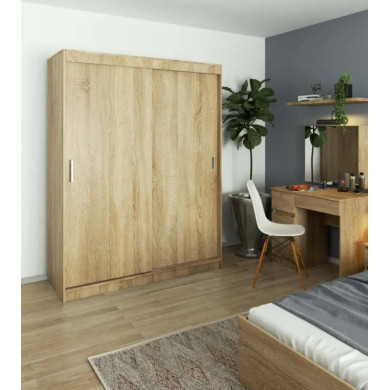 Armario 2 puertas correderas 150 cm JANGO