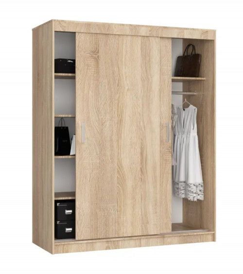 Armario 2 puertas correderas 180 cm JANGO Armario 2 puertas correderas 180 cm JANGO