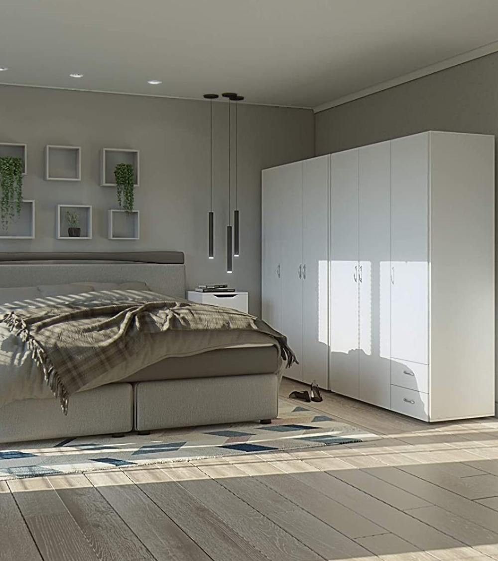 Armario 3 puertas + 2 cajones KALEB