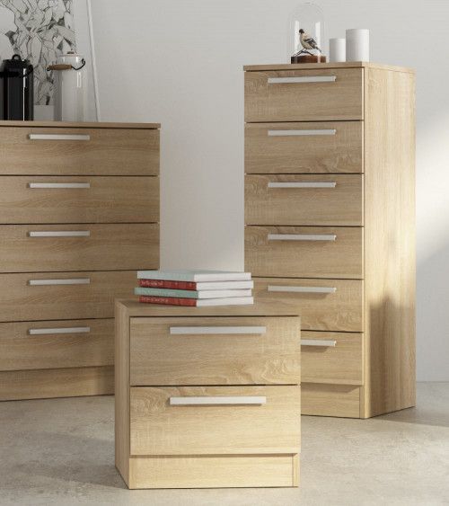 Sinfonier de 6 cajones CUBE - Cómoda alta moderna
