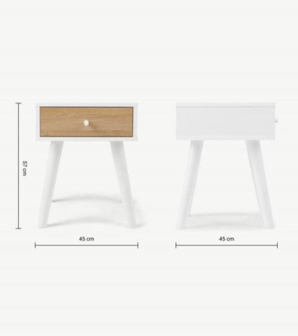 Mesita de noche 1 cajón LEAH