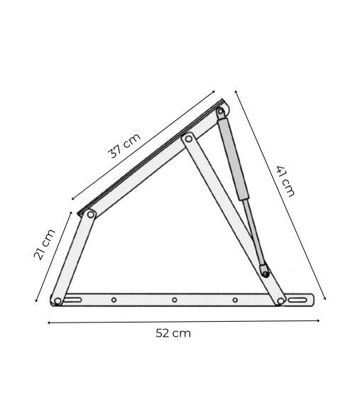 Set de 2 Bisagras para Canapé - Anti ruido, de alta calidad